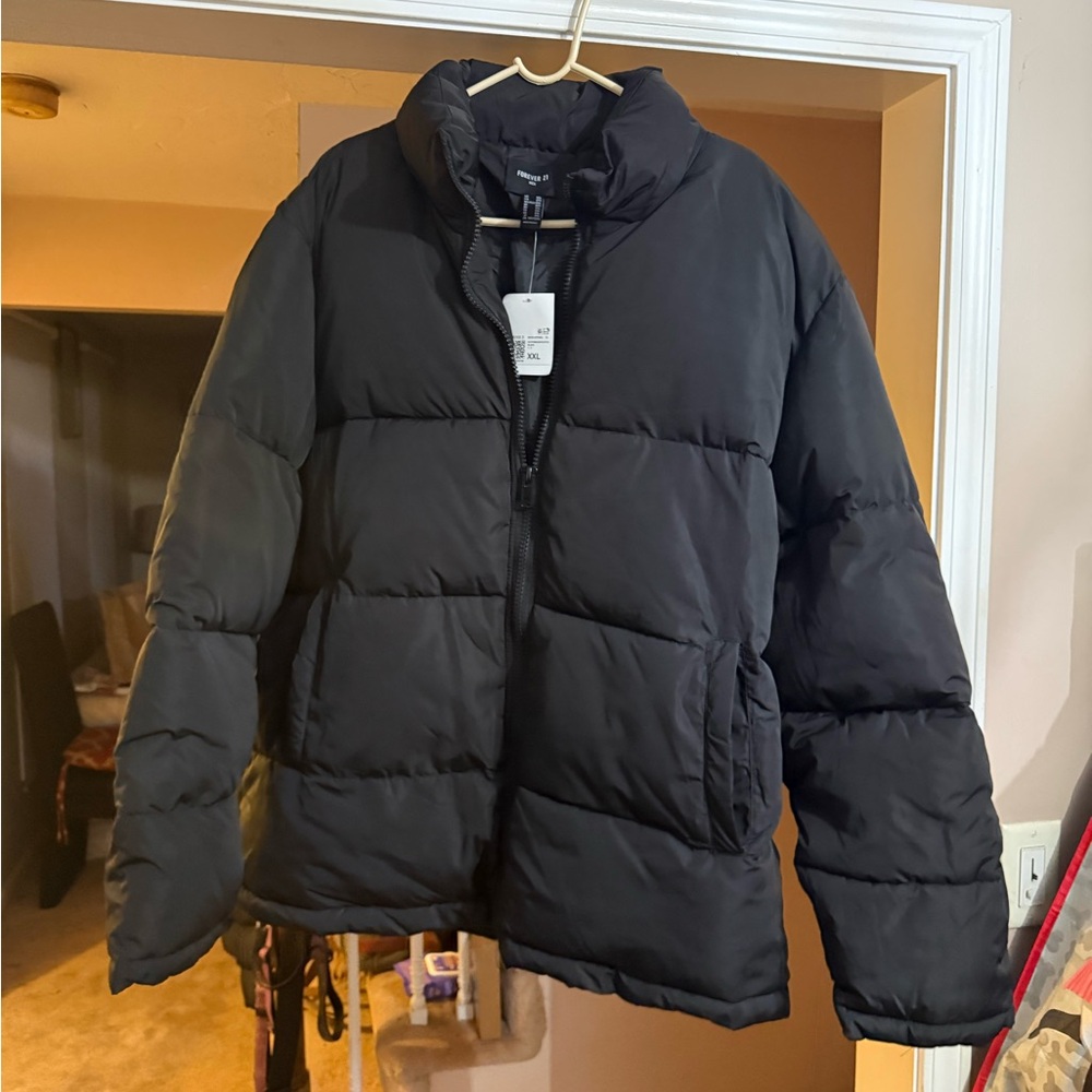 Forever 21 Black Quilted Jacket - Picture 3 of 8